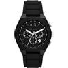 Armani Exchange Cronografo da uomo in nylon nero, AX4161