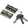 Bricard 17152 Cilindro, Acciaio Nichelato, Set di 2 pezzi
