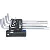 KS Tools 920.2300 Serie di Chiavi Maschio Esagonali Piegate Classic 3 in 1, 10 Pezzi, 1, 5-10 mm