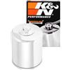K&N Filtro Olio Powersports - Avvitabile Cromo 76x98mm compatibile con Harley Davidson (KN-174C)