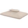 Outsunny Tela di ricambio per gazebo Gazebo Tenda 3 x 4 m, poliestere ad alta densità, 180 g/m², colore: Beige