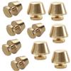 LiJuanWang Piedi Borchie,10 Pezzi Piedini per Borse Chiodi Inferiori per Borse11 mm x 8 mm,Piedini Metallici per Borse Rivetti Artigianali in Pelle,per Borse Vestiti Cinture Scarpe