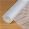 Hersvin 44.5cmx500cm Tappetino per Cassetti, Tappetini Non-Adesivo Eva Plastica Rotolo Carta per Mensola Cassetto Frigorifero Tavolo Mobile Cucina Lavello Ripiani (Trasparente Incrociato Striscia)