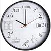 HUOMAQFAN Orologio da parete, Matematica decorativa, 12 pollici, equazione silenziosa al quarzo matematico, orologi decorativi, divertenti formule matematiche orologio per matematici casa scuola