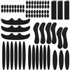 SJUNJIE 3 Set Imbottitura per Caschi da Bicicletta,Casco Universale Pads