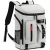 TUGUAN Zaino Termico Porta Pranzo Grande 30 Litri Zaino Frigo Isoterma Portatile Borsa Termica a Prova di Perdite per Campeggio, Picnic, Spiaggia, Grigio