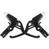 PIQIUQIU Leve del Freno della Bicicletta in Lega di Alluminio - MTB Road Bike Grips, 2,2 cm Diametro, Parti della Bicicletta (Nero)