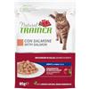 Trainer Natural Cat 40 + 8 gratis! 48 x 85 g Natural Trainer per gatti - Adult con Salmone