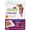 Trainer Natural Cat 40 + 8 gratis! 48 x 85 g Natural Trainer per gatti - Adult Sterilised con Tacchino