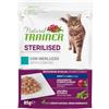 Trainer Natural Cat 40 + 8 gratis! 48 x 85 g Natural Trainer per gatti - Adult Sterilised con Merluzzo