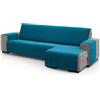 ECOMMERC3 | Copridivano con chaise longue, per braccio destro, dimensioni schienale 240 cm, colore: blu al tatto, 100% Made in Spain