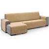 ECOMMERC3 | Copridivano con chaise longue, per bracciolo sinistro, dimensioni schienale 280 cm, colore: oro, morbido, 100% Made in Spain