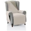 ECOMMERC3 | Copridivano misura 1 posto 55 x 220 cm effetto divano nuovo - copridivano colore beige-ecru facile installazione regolazione