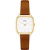 KOMONO Kate Gold Tan Women's Japanese Quartz Analogue Watch with Leather Strap