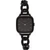 KOMONO Kate Revolt Black Women's Japanese Quartz Analogue Watch with Stainless Steel Strap
