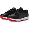 Skechers Elite 5 Arch Fit Scarpe da Golf Impermeabili da Uomo, Nero e Rosso, 42 EU