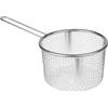 Space Home - Cestello da Frittura per Padella Con Colino in Acciaio Inox - Cestino da Portata per Patatine Fritte