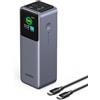 UGREEN Nexode Pro 200W Power Bank 25000mAh Ricarica Rapida Caricatore Portatile PC USB C PD3.1 140W 3 Porte Display TFT Compatible avec iPhone 17 16 15 14 Plus Pro Max Galaxy S25 S24 A56 MacBook iPad