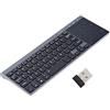 Elprico Tastiera Senza fili 2.4Ghz, Mini Tastiera Tascabile con Touchpad Sensibile 1200 DPI, Tastiera Senza fili Sottile per PC / Laptop / TV Box