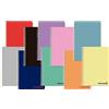 Liderpapel Quaderno spirale a4 wonder copertina plastica 80h 90 g righe orizzontali con margine colori assortiti