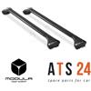 MODULA BARRE PORTATUTTO PER TUTTE LE AUTO SISTEMA UNIVERSALE CON RAIL CHIUSO 100KG MAX