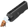 Generic Dispositivi di controllo dell'abbaio del cane, strumento ad ultrasuoni per il controllo dell'abbaio con torcia a LED, scatola per abbaiare per smettere di abbaiare, allenatore portatile per cani
