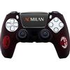 Qubick Controller Skin AC Milan 3.0 per PlayStation 5 (PS5): Guscio in Silicone e Uno sticker per Personalizzare Il Touch Pad