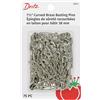 Dritz Acciaio Quilting Ottone curvato imbastitura Pins, Dimensione Two