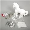 RAYHER 39247000 - Set per bricolage con paillette, motivo: cavallo jacqueline, 1 cavallo, confezione SB