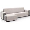 ECOMMERC3 | Copridivano con chaise longue, per bracciolo sinistro, dimensioni schienale 280 cm, colore naturale, morbido, 100% Made in Spain