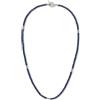 COAI Collana Uomo Lapislazzuli ed Ematite, Collana Surfista Uomo in Pietre Naturali 50cm