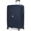 Hauptstadtkoffer - Serie TXL- trolley extra leggeri e robusti, custodia rigida, bagaglio per cabina e bagaglio per attività, Blu scuro, Koffer 76 cm, valigetta