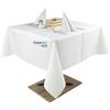 Generic GM 10 Tovaglie in TNT idrorepellenti Tessuto non Tessuto 150x150cm Colore BIANCO, coprimacchia impermeabili ideali per la ristorazione, feste, Natale, compleanni, battesimi, vari colori