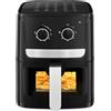 Acmeenjoy Friggitrice ad Aria Calda 4,5L Friggitrice Senza Olio XXL Air Fryer 1500W Airfryer con Timer Ricettario per 1-6 persone Senza BPA Fumo