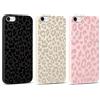 Yoedge 3 Pezzi Cover per iPhone 6 / iPhone 6S 4,7, Ultra Sottile Leggero Morbida Silicone TPU Custodia Antiurto Antigraffio Protettiva Case con Stampa Leopardata Disegni per Donne per iPhone 6S