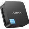 ACEMAGICIAN Vista Mini V1 Mini PC, Intel Twin Lake-N150 (fino a 3,6GHz), 16GB DDR4 512GB SSD,Mini Computer con W11 Pro |4K HDMI+DP | WiFi 5 per Ufficio, Scuola