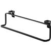 Yamazaki 2747 TOWER Kitchen Towel Hanger Wide, black, Steel, 30 x 6.5 x 8 cm