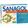 Sanagol Tuss Rinfrescanti Gusto Arancia 24 Caramelle