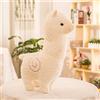 Zinsale Carina Alpaca Peluche Doll Cuscino Peluche delle Pecore Animali di Peluche (Bianca, 28cm)