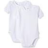 Schiesser Bodies a Maniche Corte per Neonati, Confezione da 2 Set di Biancheria Intima Bambini, Bianco_173475, 104 cm Unisex-Bimbi