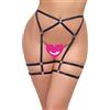 Cottelli Silky Soft Straps Suspender Belt 2340577 Black S/M