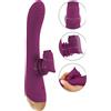 Javida 2 Function Vibrator Vibration & Moving Purple