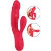 Sweet Smile Thumping Rabbit Vibrator Red