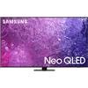 Samsung TV Neo QLED QE75QN90CATXZT, Smart TV 75 Serie QN90C, Neo QLED 4K UHD, Dolby Atmos, Alexa e Google Assistant integrati, Carbon Silver, 2023, DVB-T2 [Classe di efficienza energetica F]