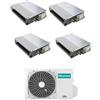 Hisense CONDIZIONATORE HISENSE CANALIZZATO QUADRI SPLIT 9000+9000+9000+12000 BTU INVERTER 4AMW81U4RJC R-32 A++