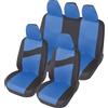 Auto Accessori Lupex - Copri sedili Auto Universali LS08 | Colore Blu | Set Anteriori e Posteriori | Poliestere | No Suv