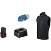 Bosch Professional (TG. Größe L) ROPA LABORAL KIT CHALECO TÉRMICO GHV 12V Professional Talla L -