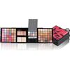 RoseFlower Rousse Trucchi Donna Valigetta Trucchi Palette Trucchi Donna avec Miroir Kit Trucchi Make Up Completo avec Ombretto Colori Labbra Paillettes Arrossire Set per il Trucco da Viaggio