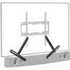 Barkan Supporto Universale per soundbar, per Montaggio sopra o sotto TV, per TV da 13 a 80 Pollici, per la Maggior Parte delle soundbar, può Contenere Fino a 6,5 kg, Facile da Montare