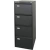 Kubo Classificatore per cartelle sospese KUBO 4 cassetti 46x62x132 cm nero 4104